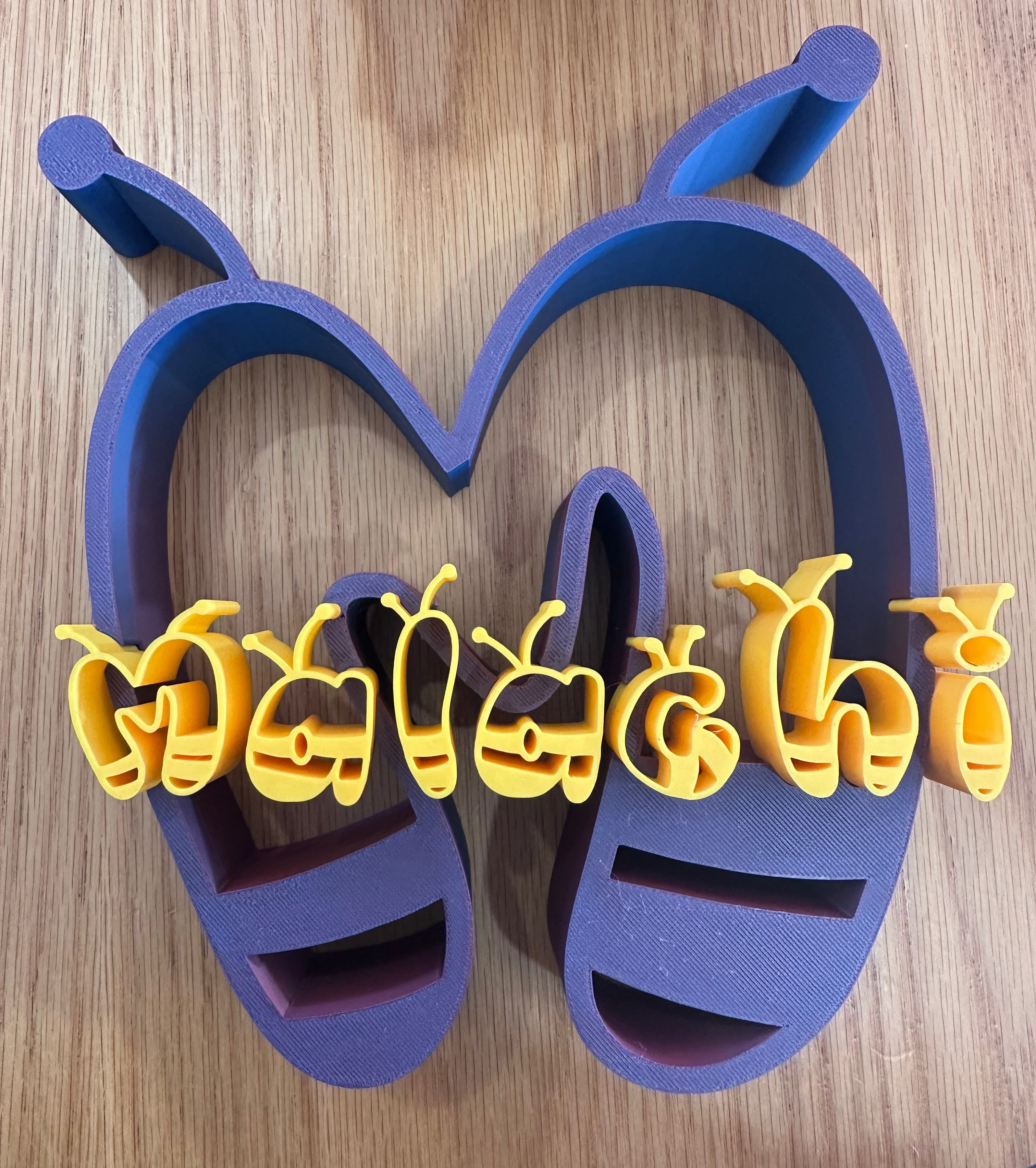 3D Printed Name