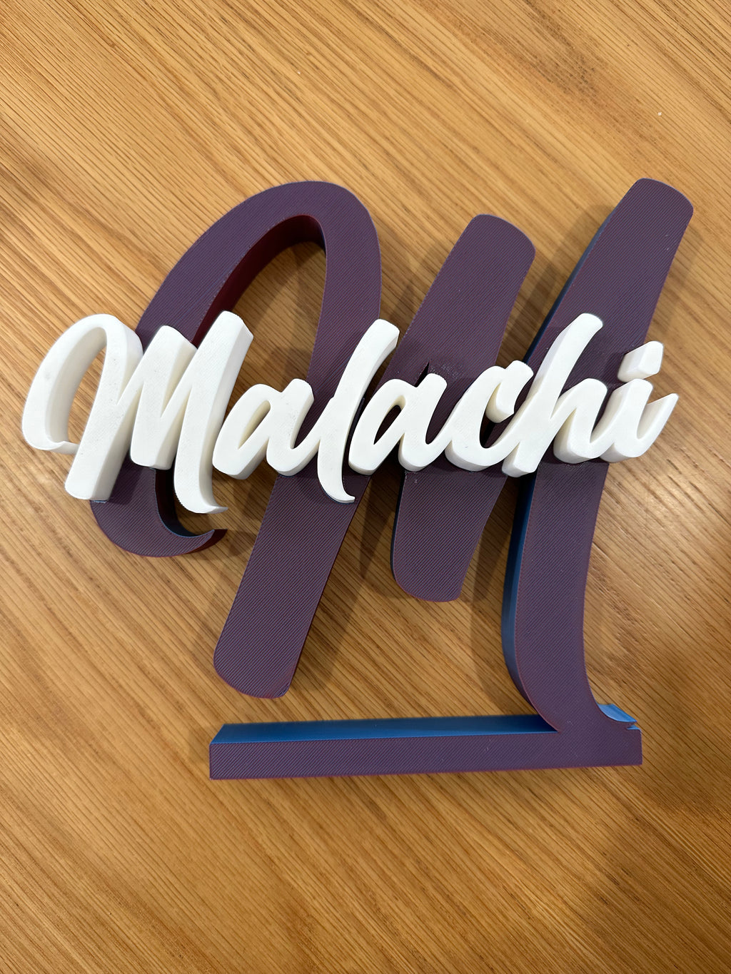 3D Printed Name