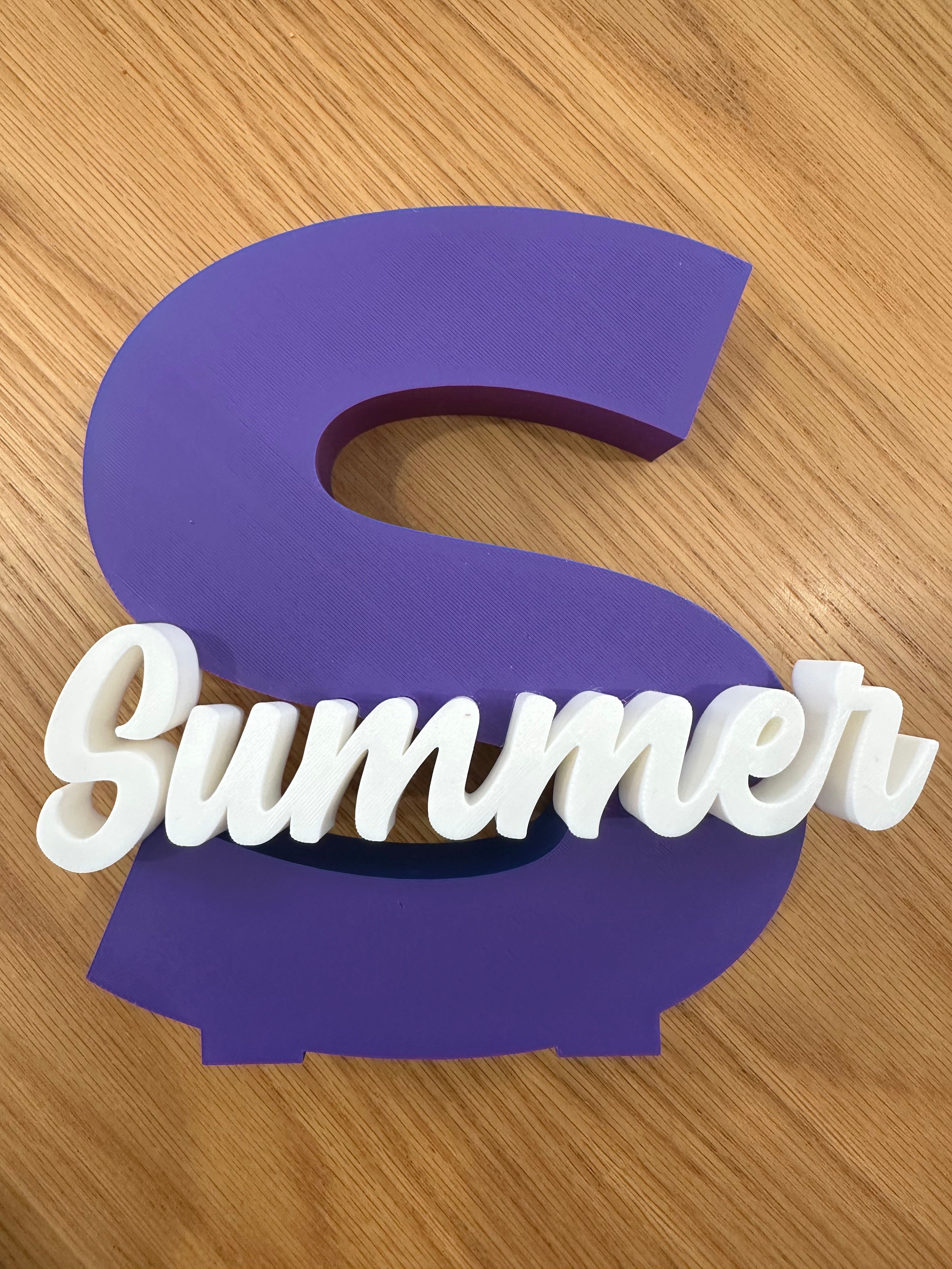 3D Printed Name