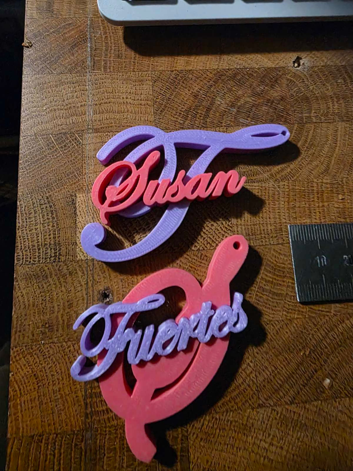 Name keychains